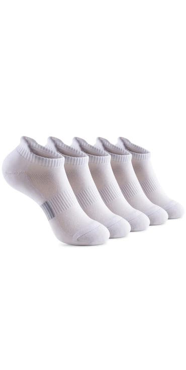 Cushioned Performance Athletic Ankle Socks 5-Pack