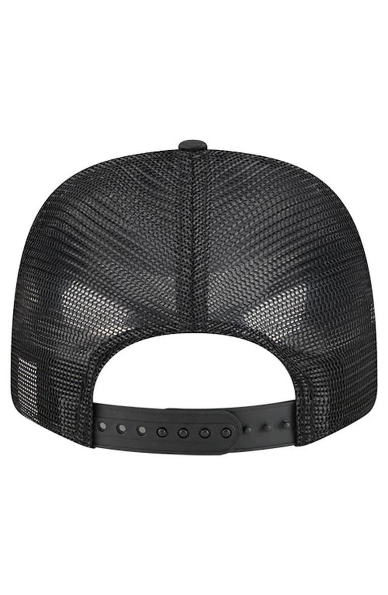 New Era Men's New Era Black Dallas Stars Quilted Nylon 9SEVENTY Adjustable Trucker Hat, Alternate, color, Black