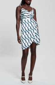 GUESS Solona Faux Wrap Minidress