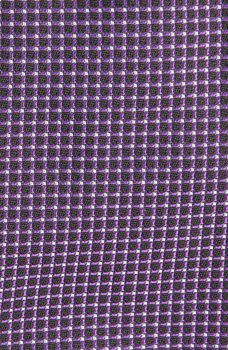 Ralph Lauren Purple Label Bond St. Solid Silk Tie, Alternate, color, Navy/ Purple