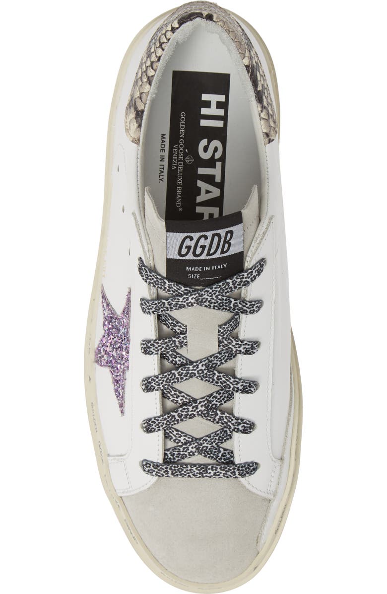 Golden Goose Hi Star Platform Sneaker, Alternate, color,