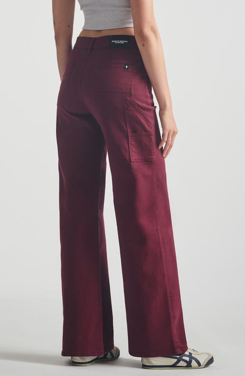 Brooklyn Industries Carpenter Pants In Burgundy