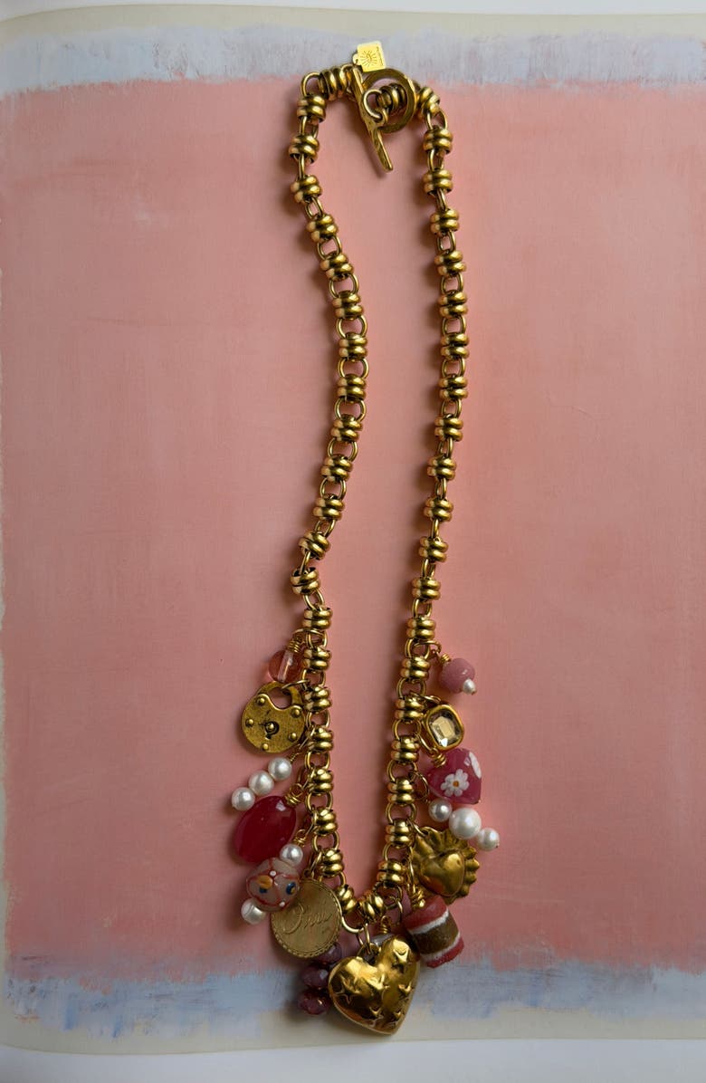 sccollection Mae Necklace, Alternate, color, Pink