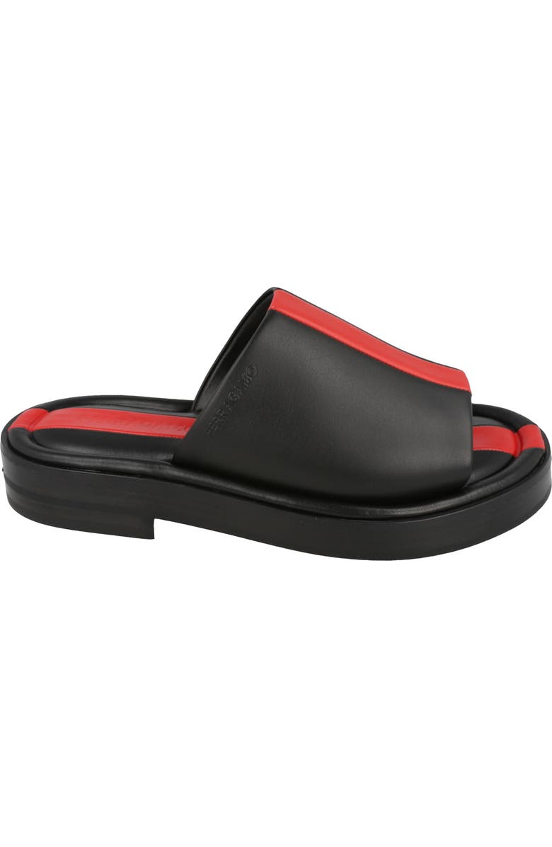 FERRAGAMO Facundo Slide Sandal, Alternate, color, Black