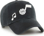 '47 Women's '47  Black Utah Jazz Confetti Undervisor Clean Up Adjustable Hat