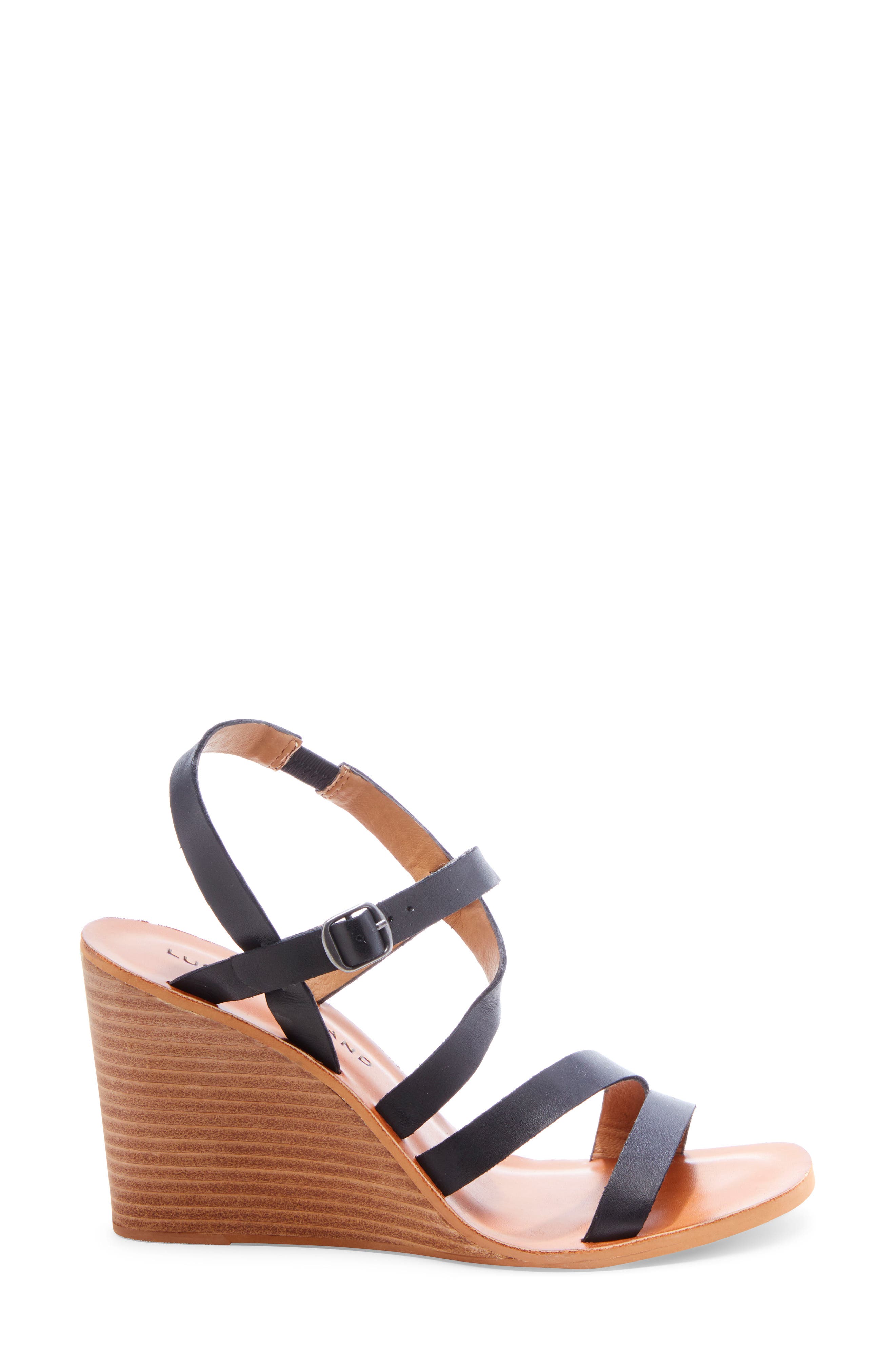 Lucky Brand Noemia Wedge Sandal, Alternate, color, 