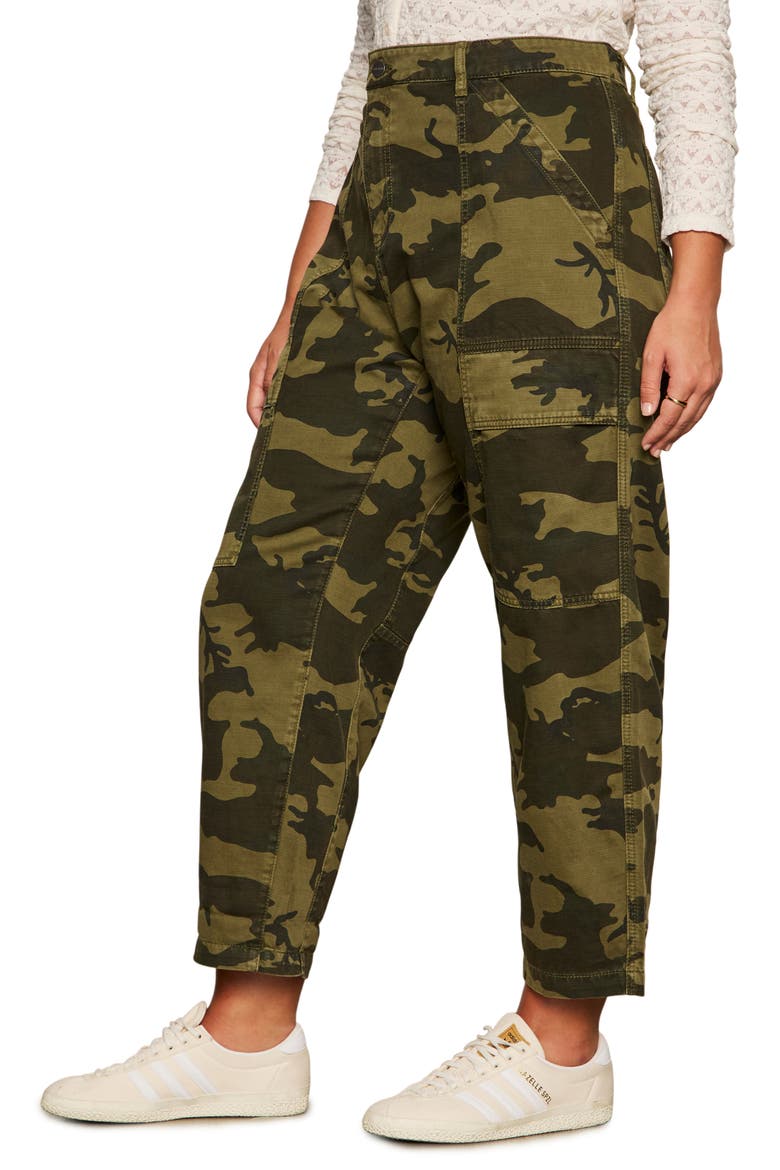 Boyfriend High Waist Ankle Utility Pants, Alternate, color, RAMBLER CA