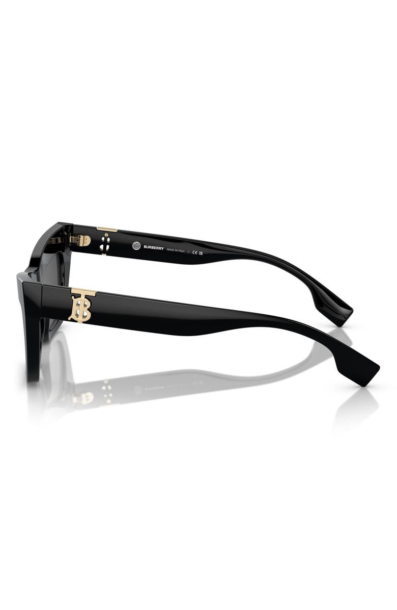 Burberry 51mm Cat Eye Sunglasses, Alternate, color, Black