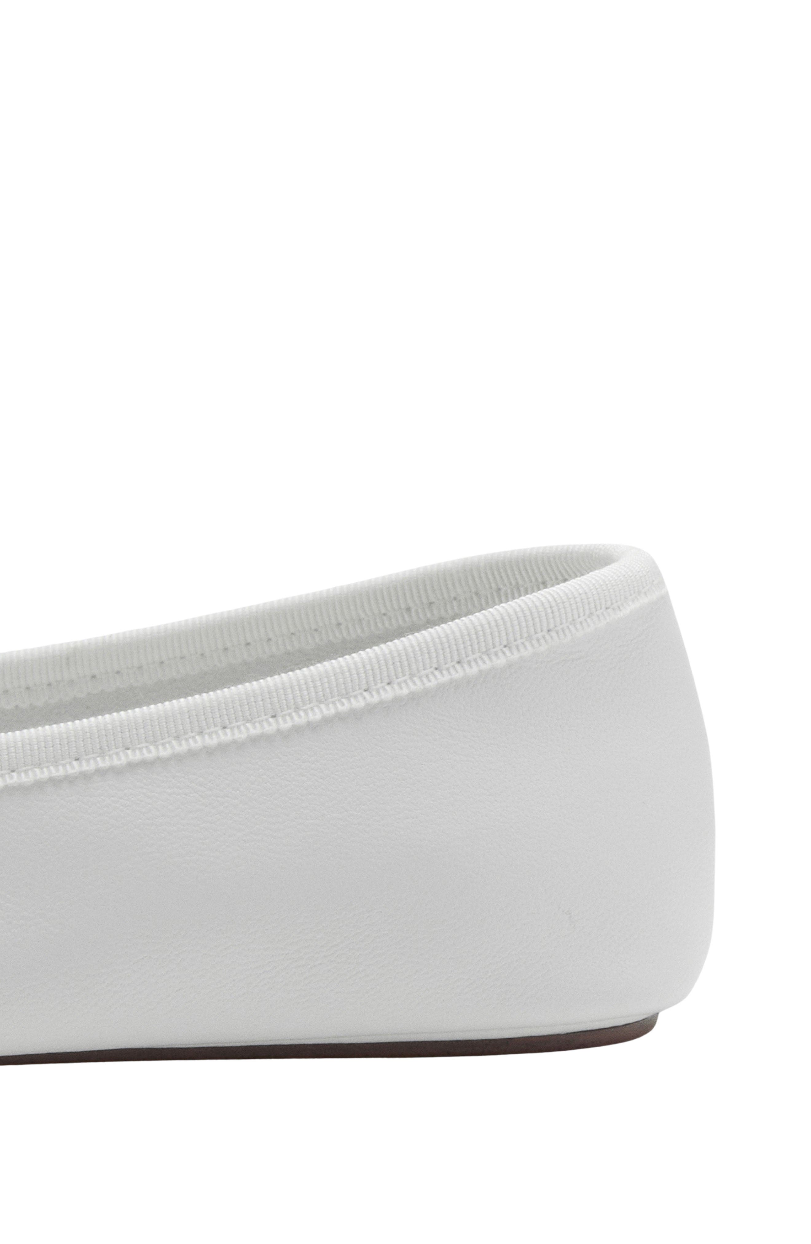 Ballet Flat, Alternate, color, WHITE