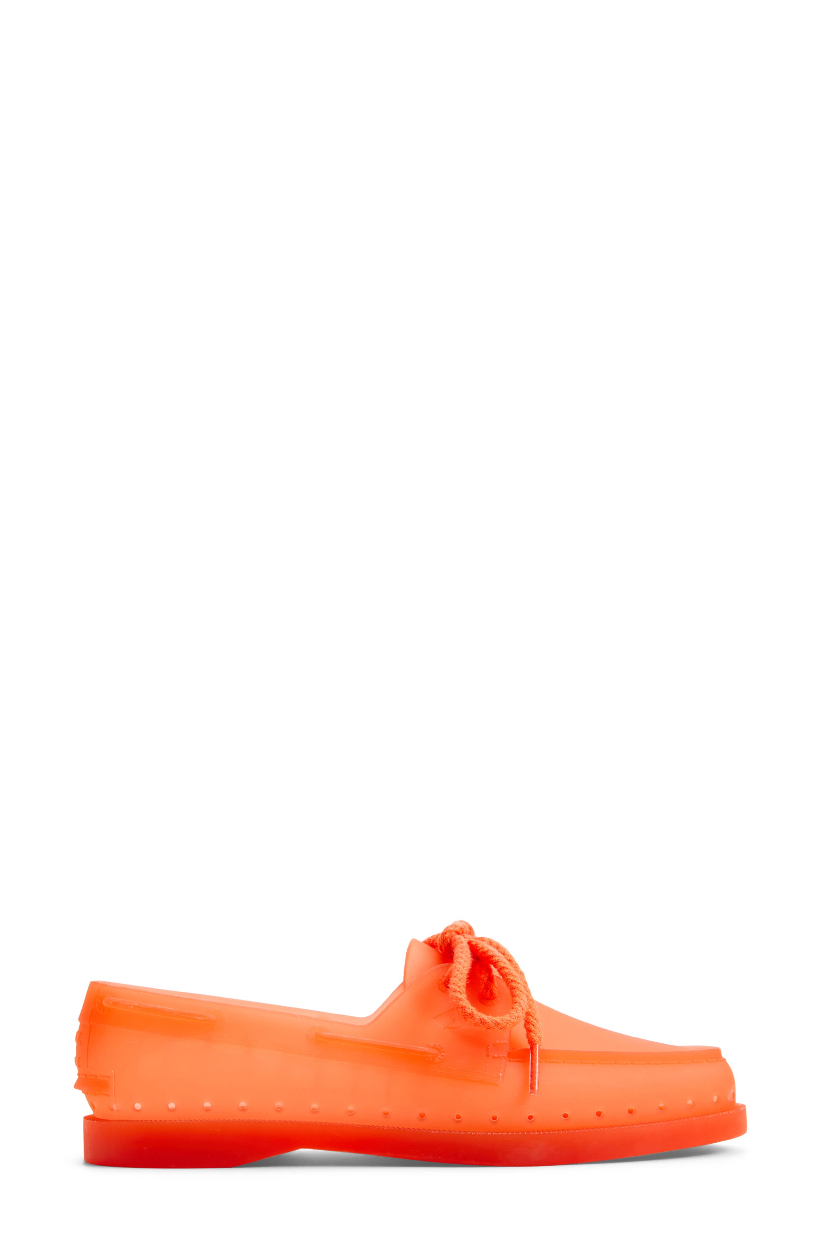 x Monse Authentic Original™ 2-Eye Jelly Boat Shoe, Alternate, color, BRIGHT ORANGE