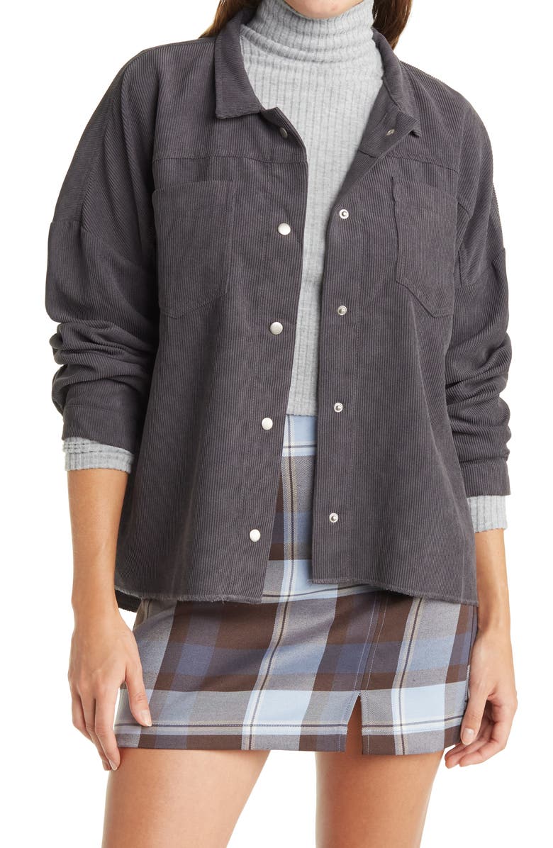 Abound Corduroy Shirt Jacket, Main, color, 