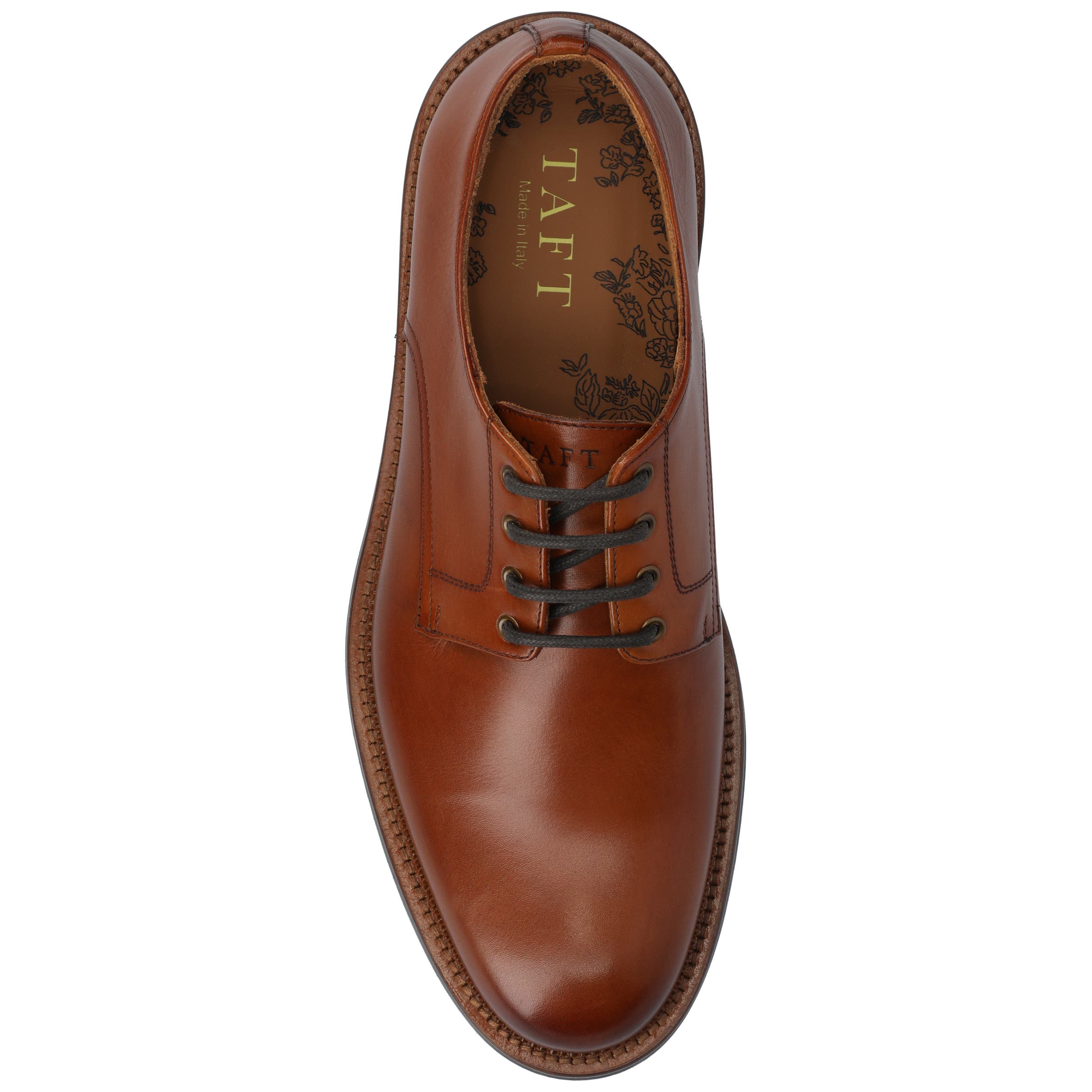 The Miles Medium and Wide Width Oxford Dress Shoe, Alternate, color, Brown