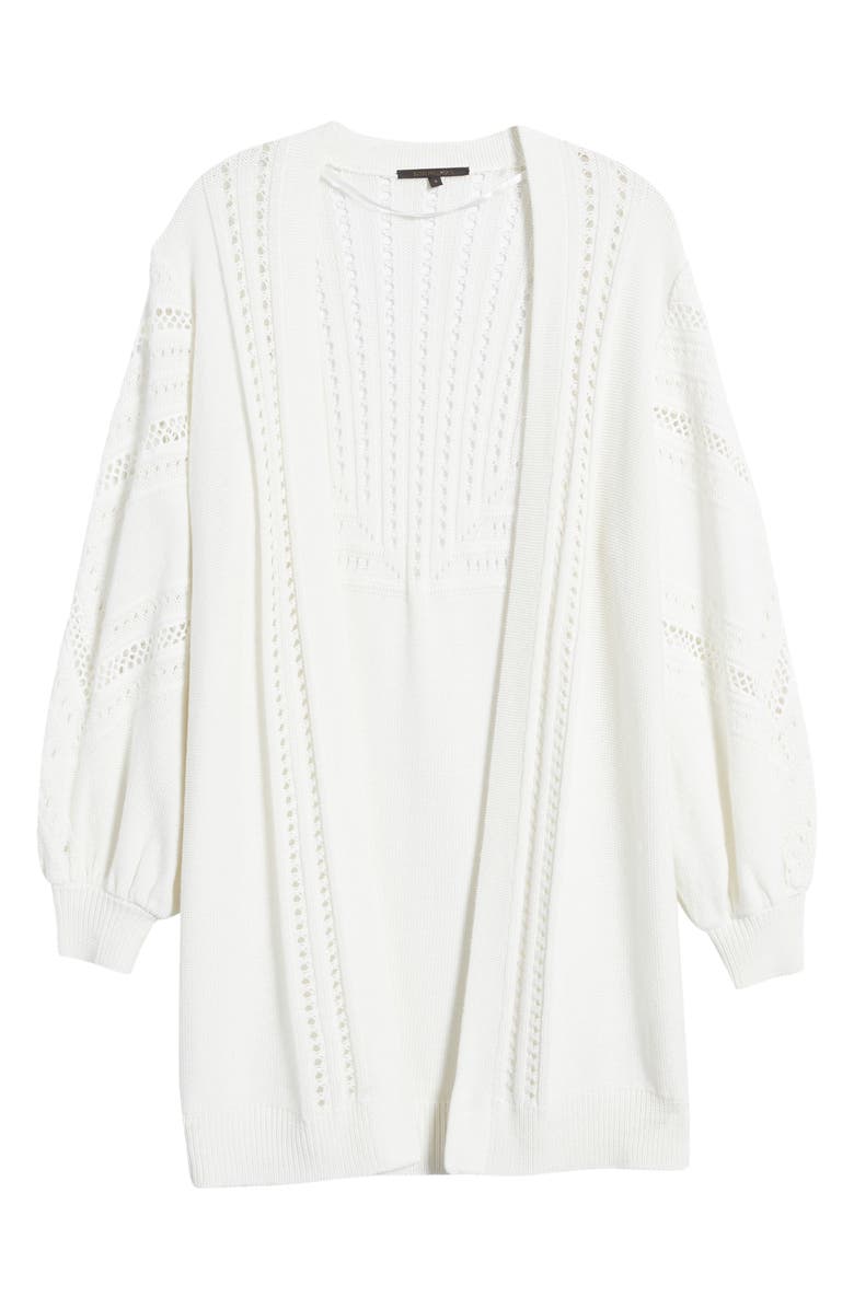 KOBI HALPERIN Tatum Linen Blend Open Stitch Sweater, Alternate, color,