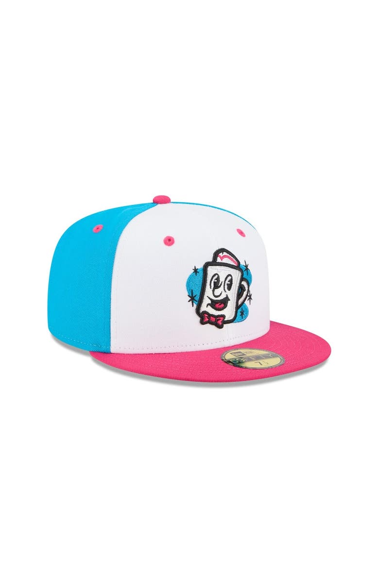 New Era Men's New Era  White Somerset Patriots Theme Nights 59FIFTY Fitted Hat, Alternate, color, 