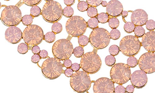 Eye Candy Los Angeles Diana Iridescent Collar Necklace In Pink