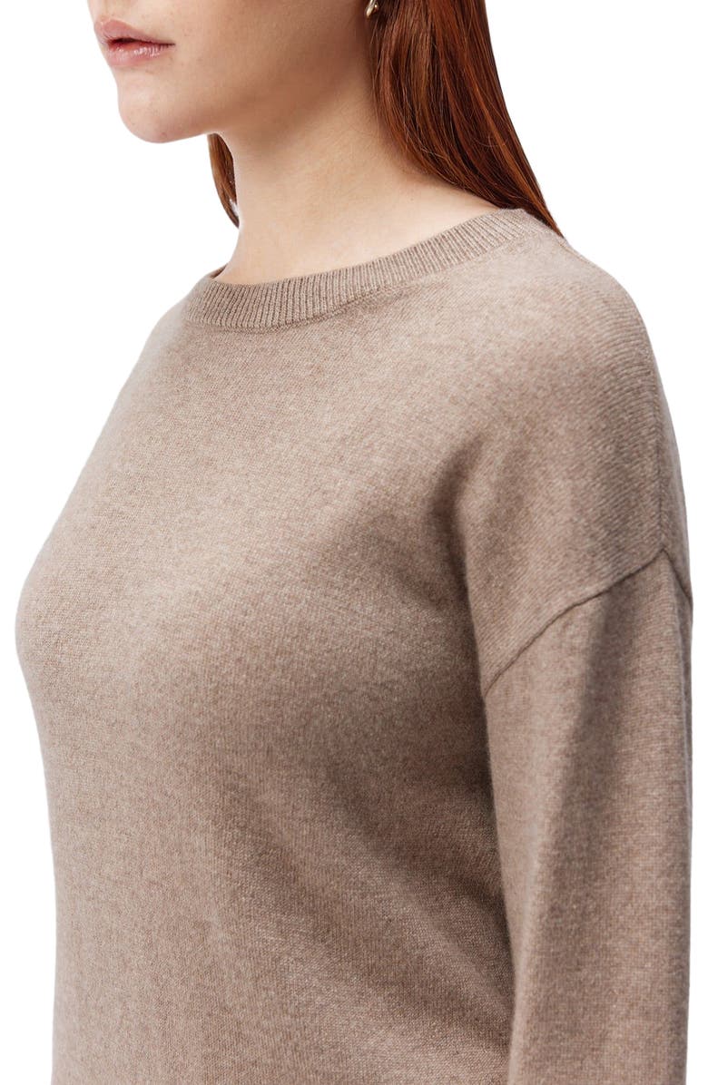 GOBI Mongolian Cashmere Cashmere Asymmetrical Sweater, Alternate, color, Taupe