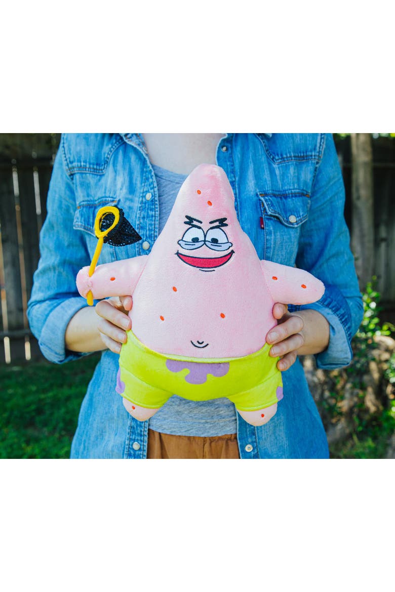 Nickelodeon SpongeBob SquarePants Patrick Star Jellyfishing 10-Inch Plush Toy, Alternate, color, Multi-Color