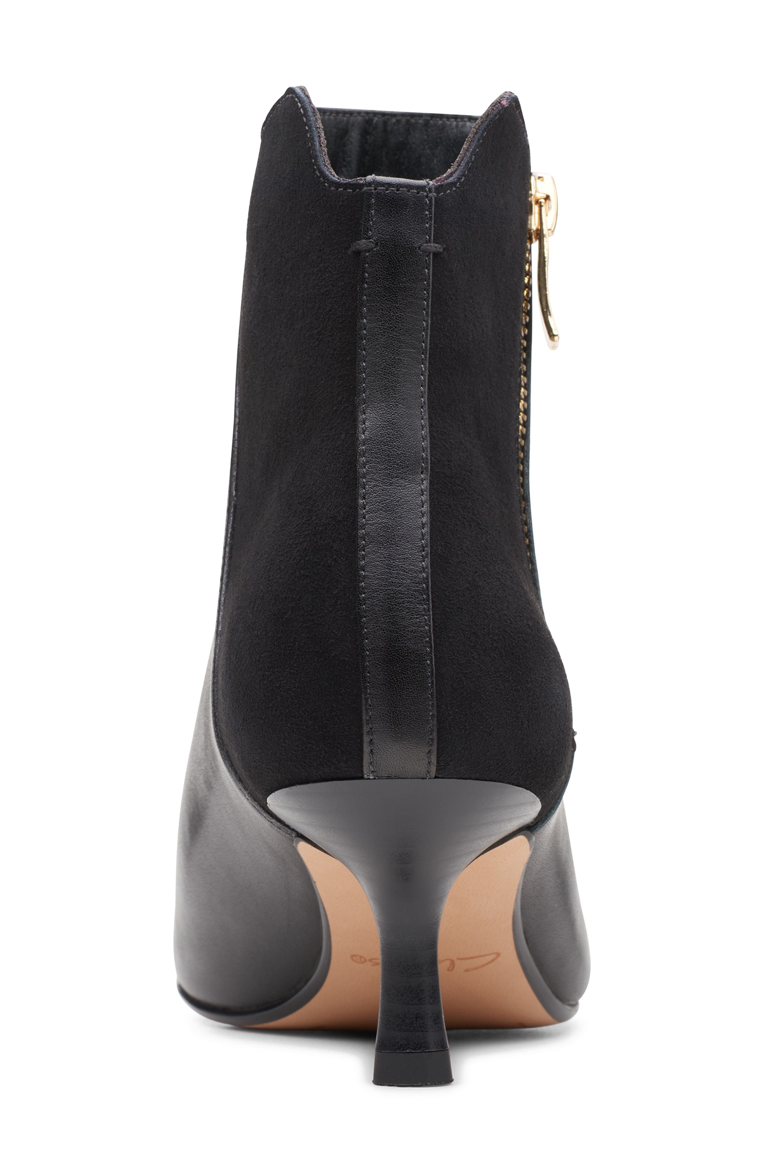 Clarks<sup>®</sup> Violet Zip Bootie, Alternate, color, 
