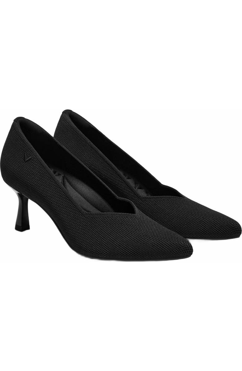 VIVAIA Pointed-Toe Mid Heels, Main, color, Black