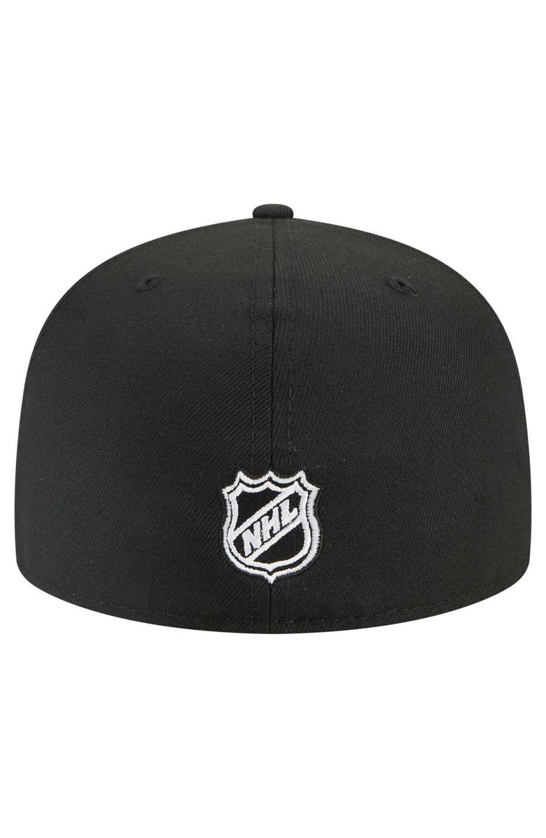 New Era Men's New Era Black Philadelphia Flyers Faded Lines 59FIFTY Fitted Hat, Alternate, color, Black