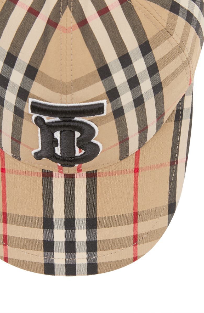  Burberry Vintage Check Baseball Cap, Alternate, color, 