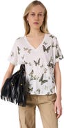 GERARD DAREL Makeda Butterfly Print T-Shirt