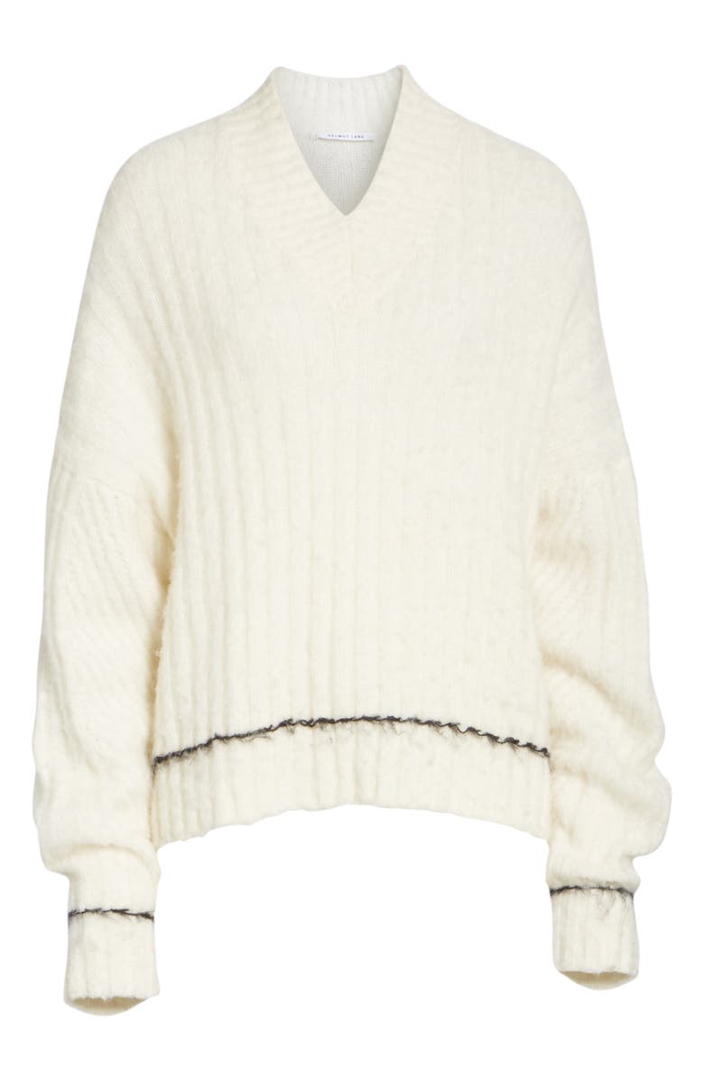 Helmut Lang Brushed Wool & Alpaca Blend Sweater, Alternate, color, 