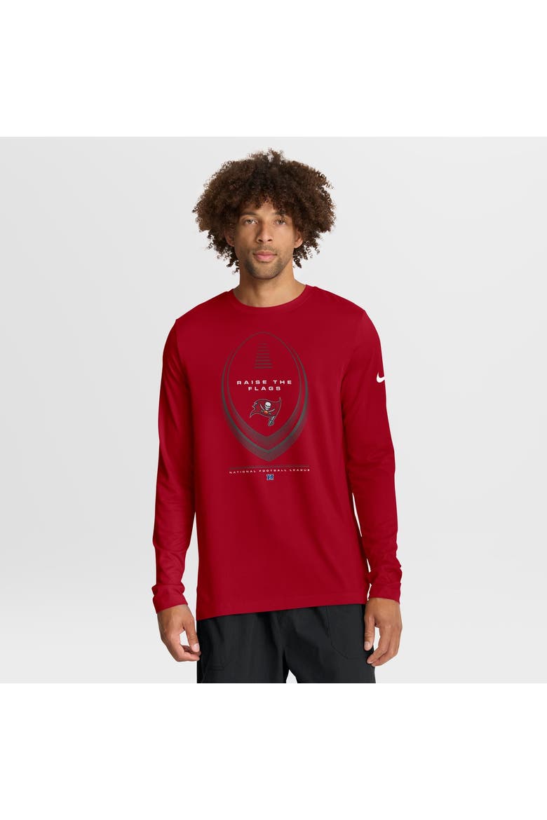 Men's Nike Red Tampa Bay Buccaneers Legend Icon Dri-FIT Long Sleeve T-Shirt, Main, color, Red
