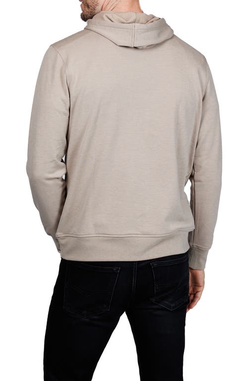 Tailorbyrd Fleece Hoodie In Brown