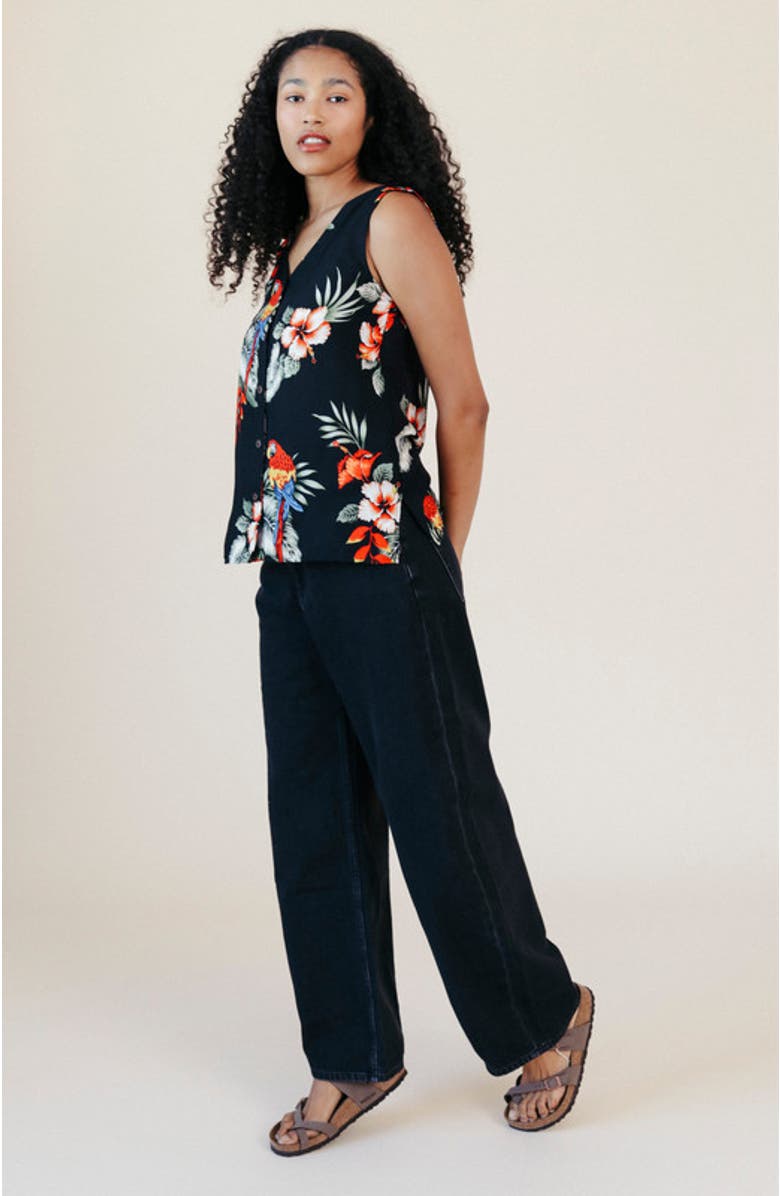 POPLINEN Ada tropical Print Tank, Alternate, color, 