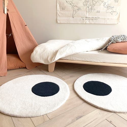 Maison Deux Eyes Pair Rug In White