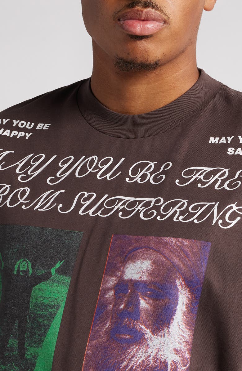 JUNGLES Free from Suffering Cotton Graphic T-Shirt, Alternate, color, 