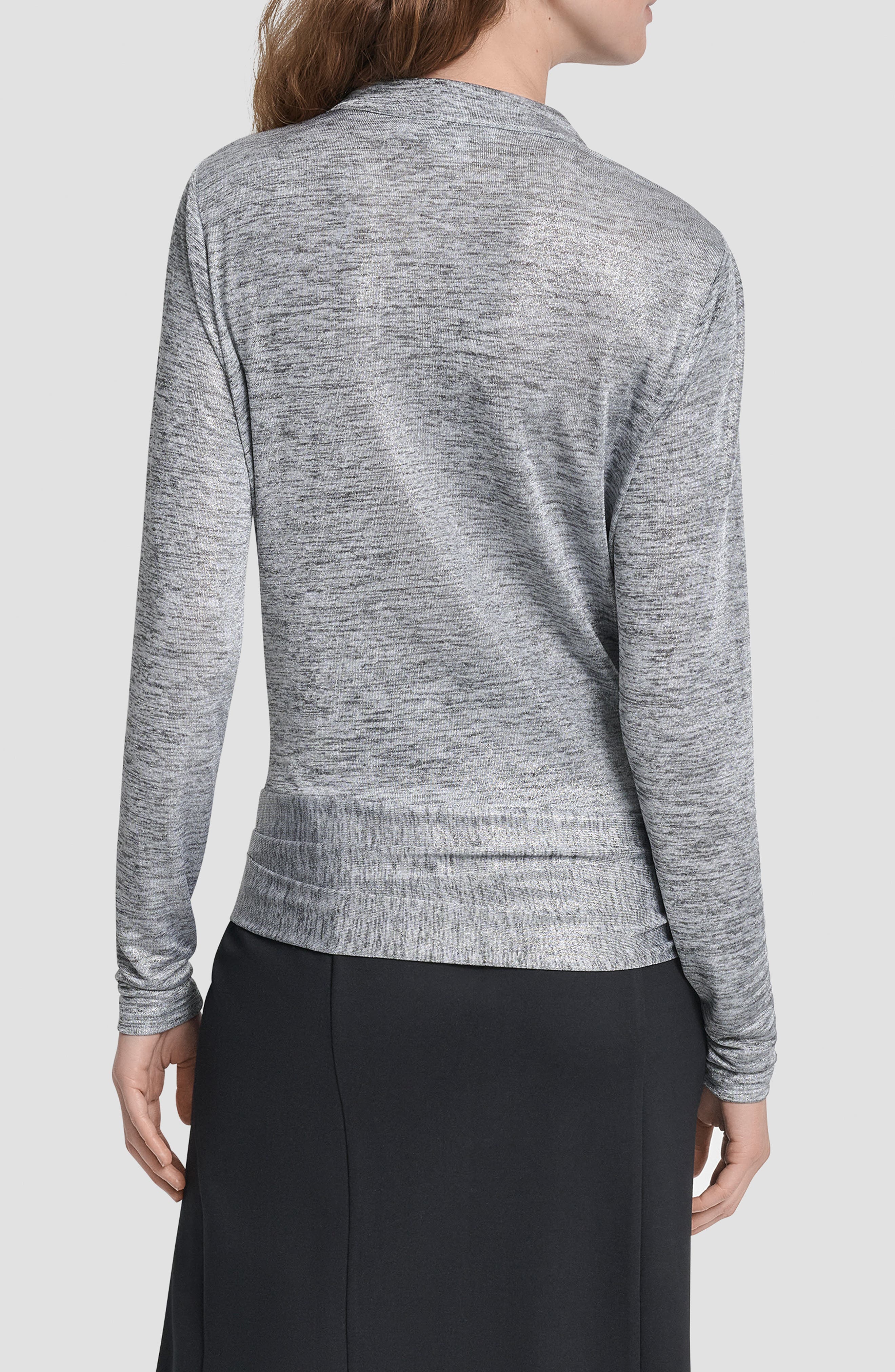 Heather Foil Drape Top - image 2