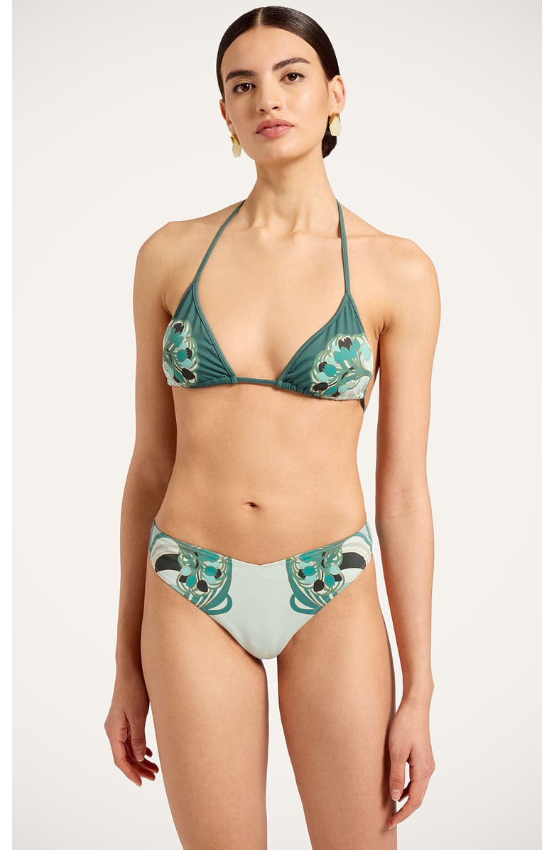 La DoubleJ Bikini Top, Main, color, Blooming Tulip Placée Menta