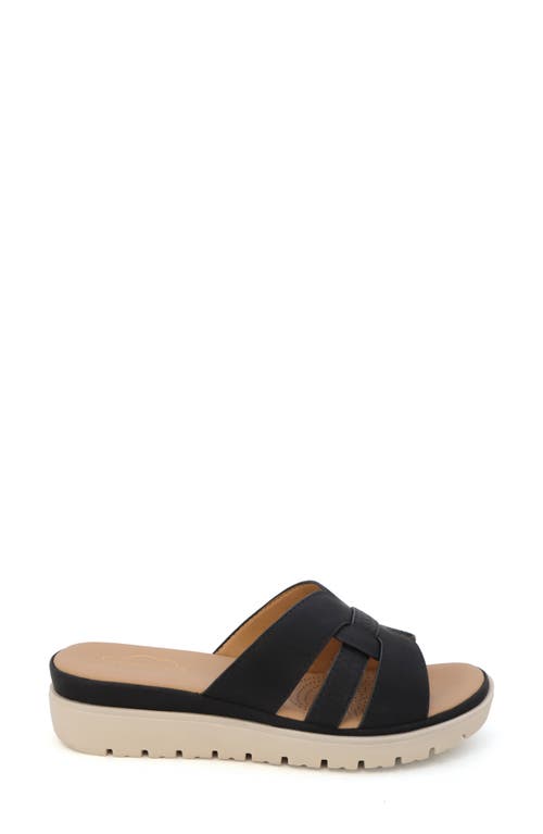 Comoda Designs Tunsa Wedge Slide Sandal