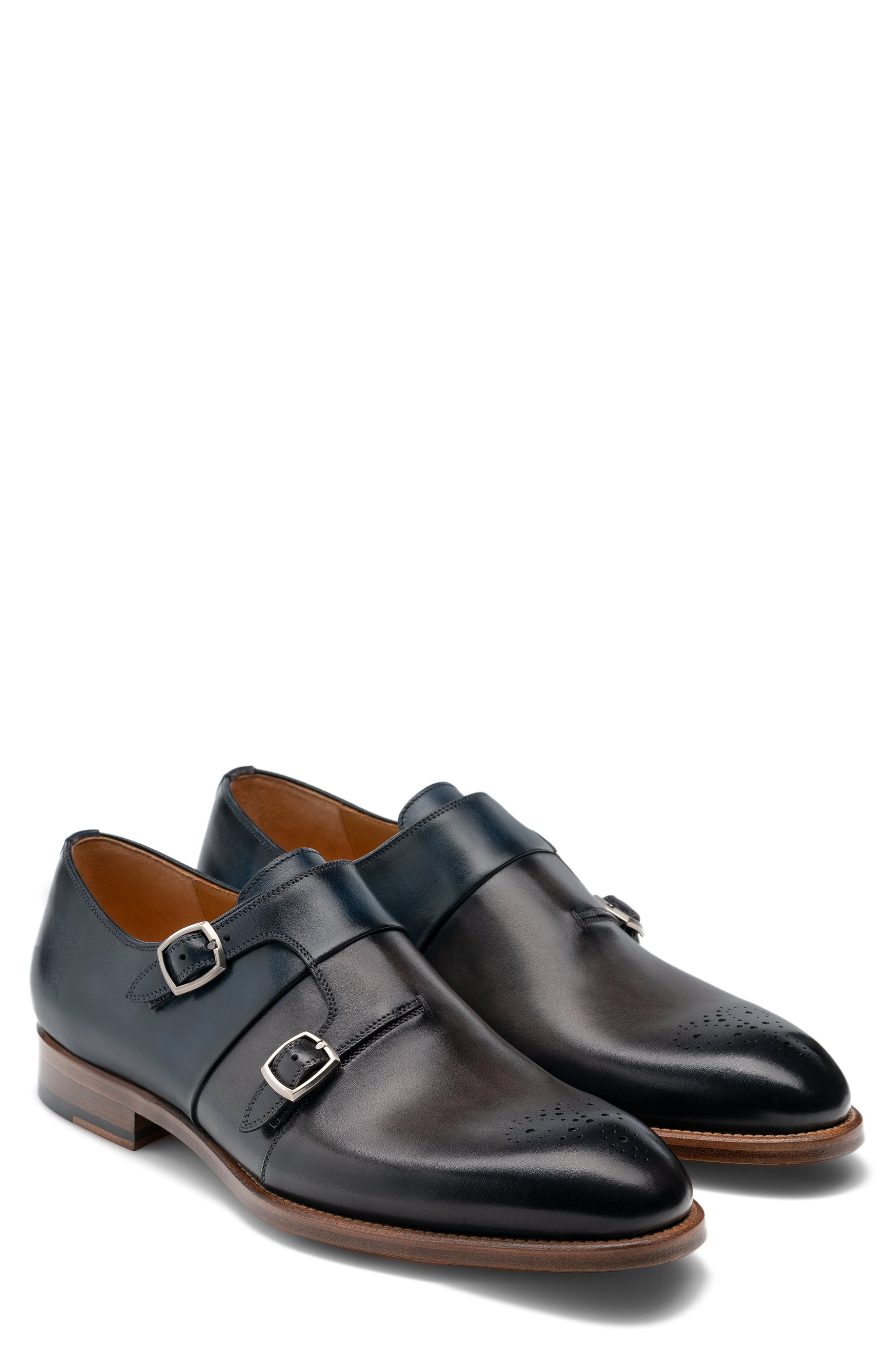Magnanni Maurici Diversa Monk Strap Shoe, Main, color, 