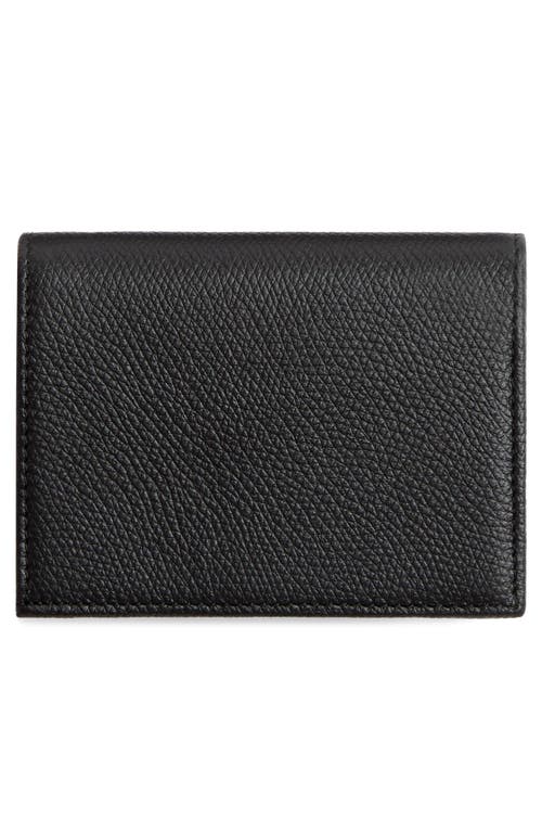 Valentino Womens Vlogo Signature Leather Wallet Nero In Black