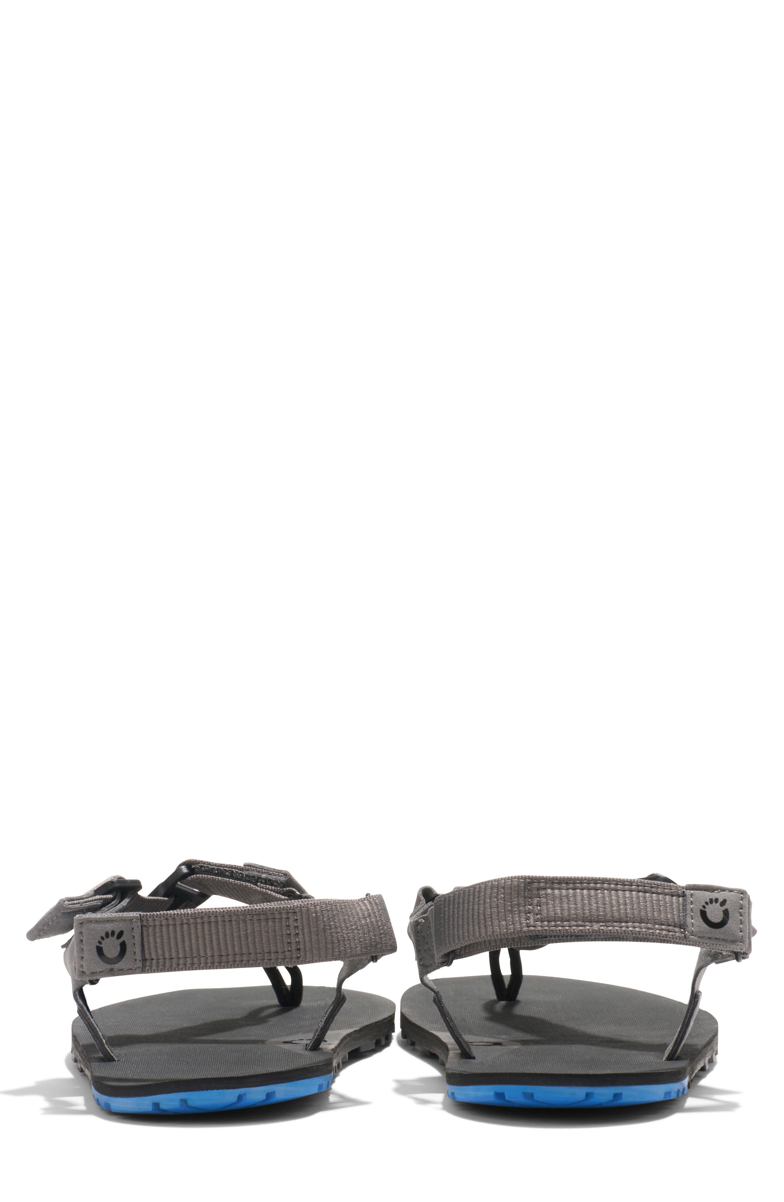 H-Trail Barefoot Huarache Running Sandal, Alternate, color, STEEL GRAY / BLUE IOLITE
