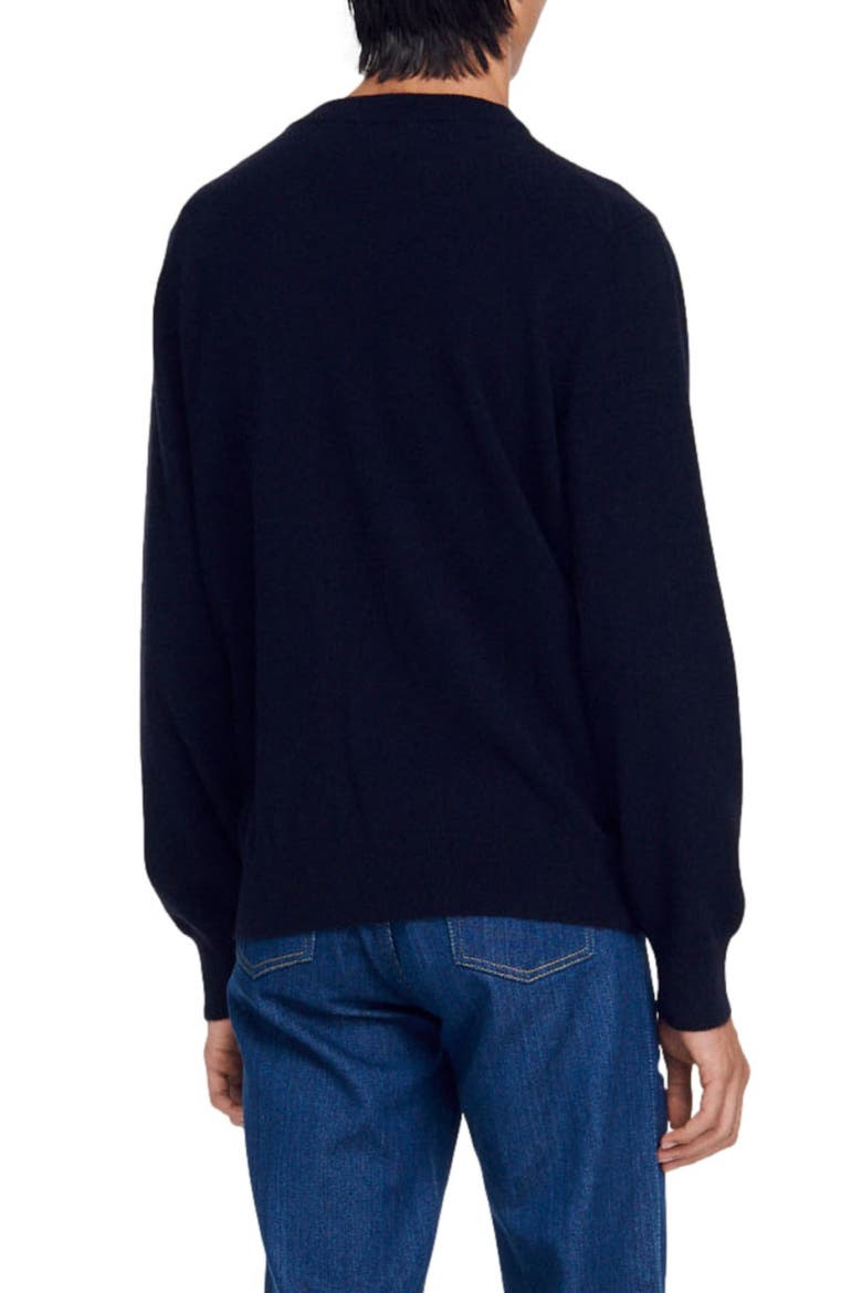 Cashmere sweater, Alternate, color, NAVY