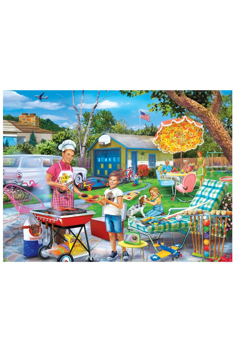 Backyard Barbeque 400 Piece Puzzle, Alternate, color, Multicolor