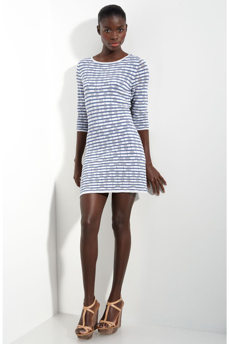 'Tuesday' Devore Knit Dress, Main, color, MULTI