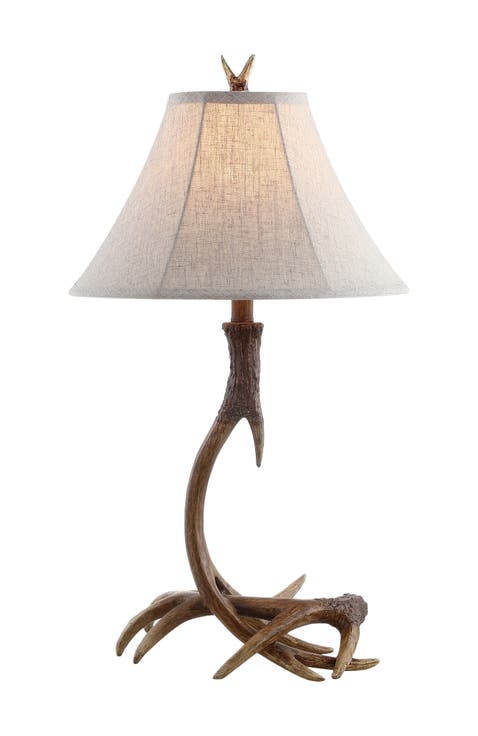 Antler 27.5" Rustic Resin LED Table Lamp