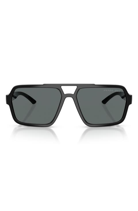 59mm Pilot Sunglasses