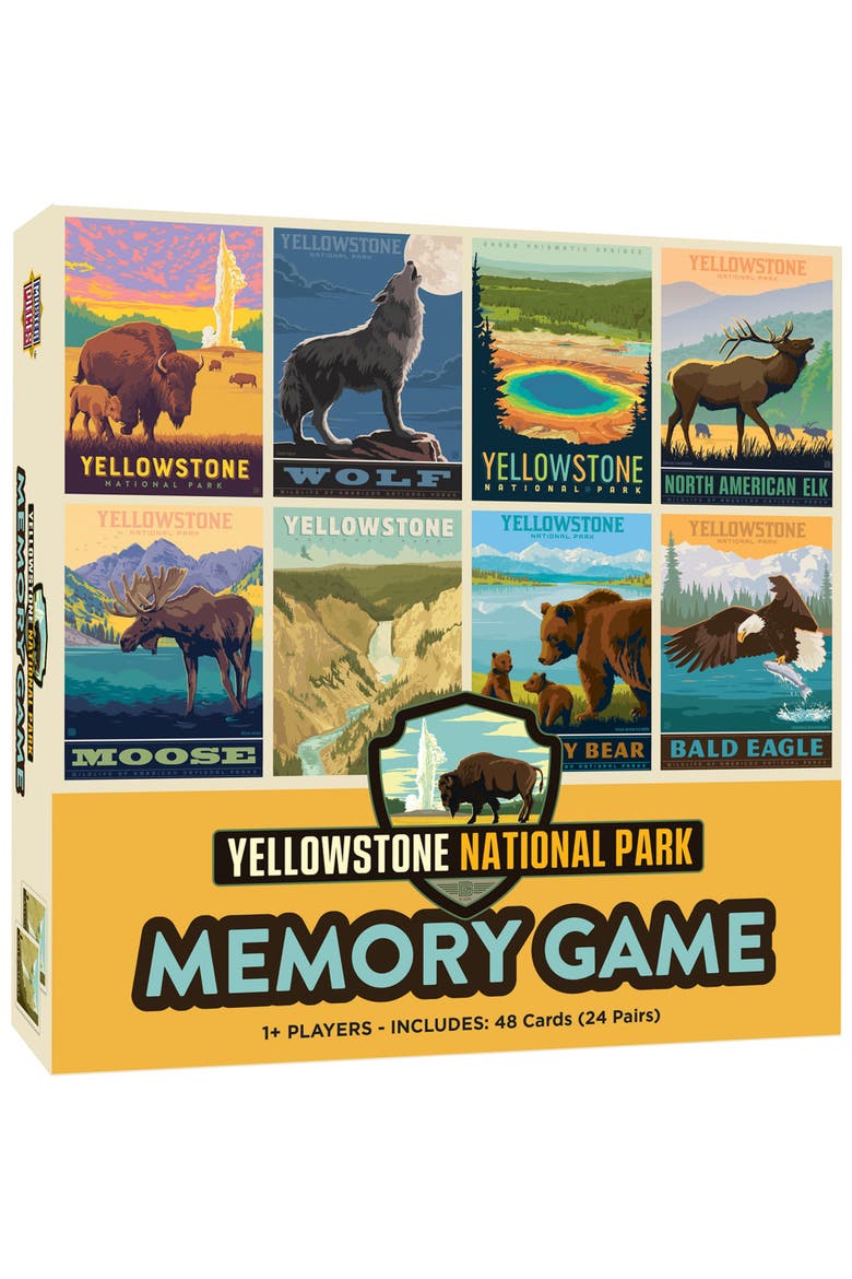 Yellowstone National Park Memory Game, Main, color, Multicolor