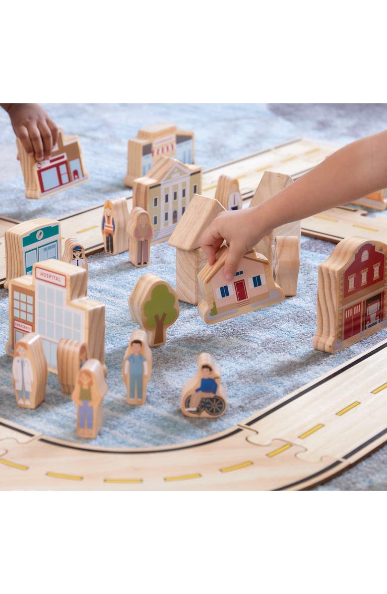 Kaplan Early Learning Company Community Block Set - 20 Pieces, Alternate, color, Multicolored