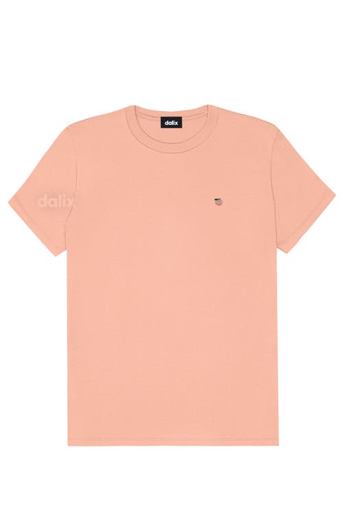 Dalix Womens Lil Peach Jersey Tee In Brown