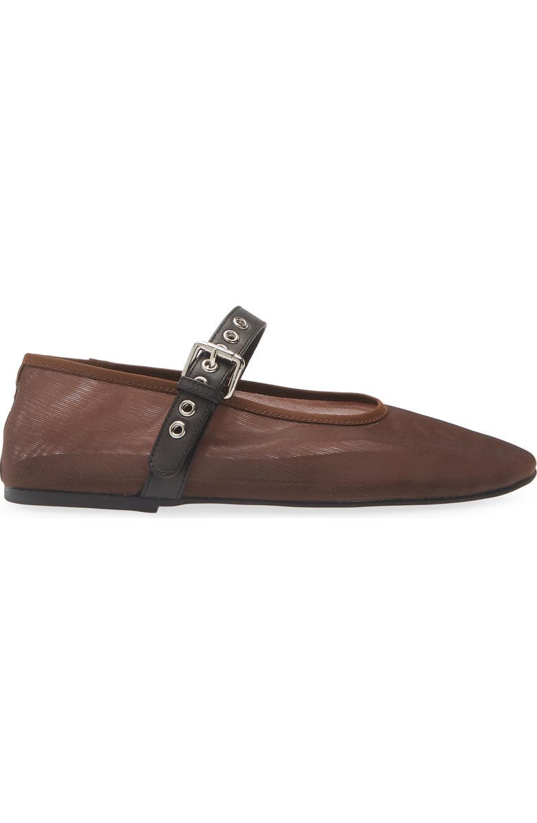 Tony Bianco Mimzy Mary Jane Flat, Alternate, color, Chocolate Netta