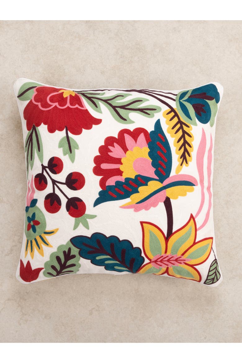 Zagreb Throw Pillow Cover, Alternate, color, Multicolored