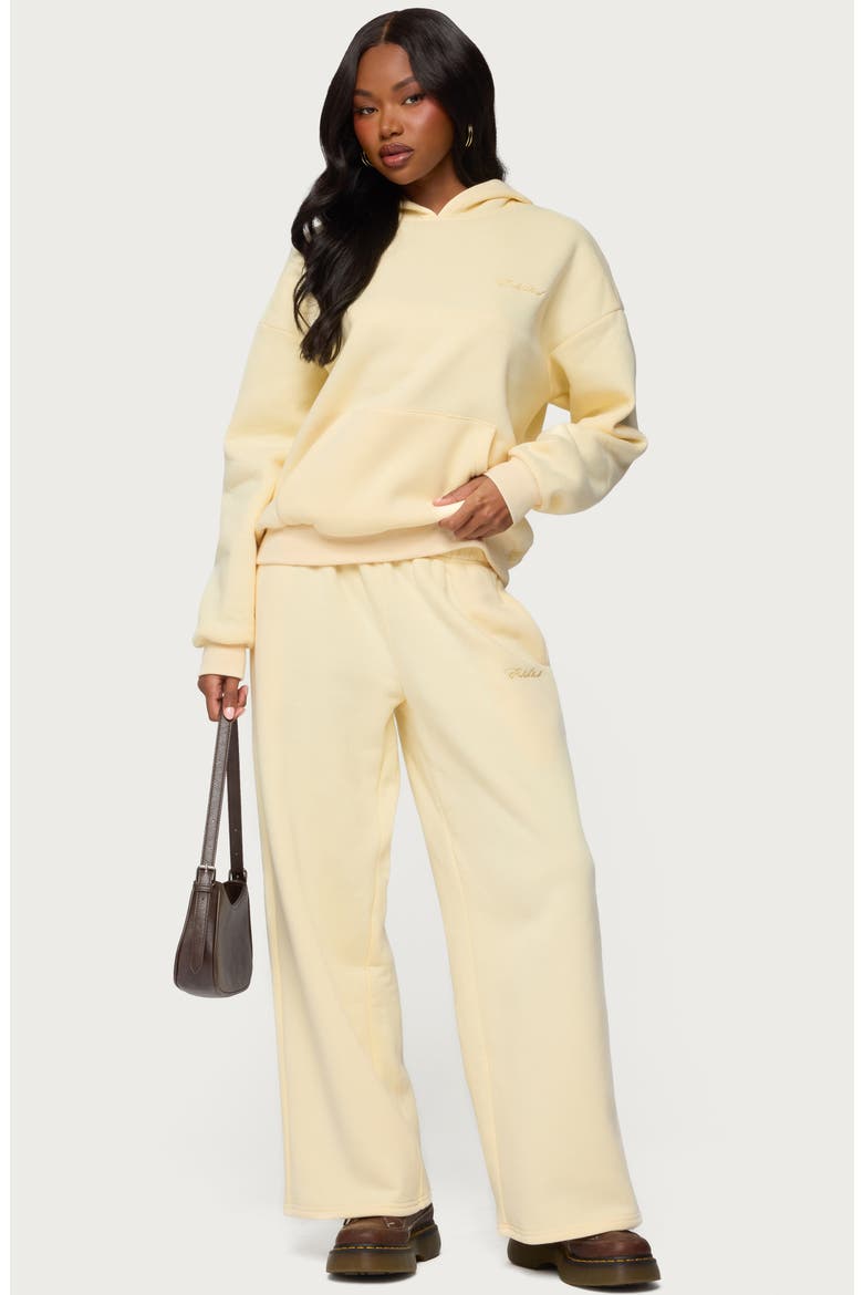 Basic Girl Oversize Hoodie, Alternate, color, YELLOW