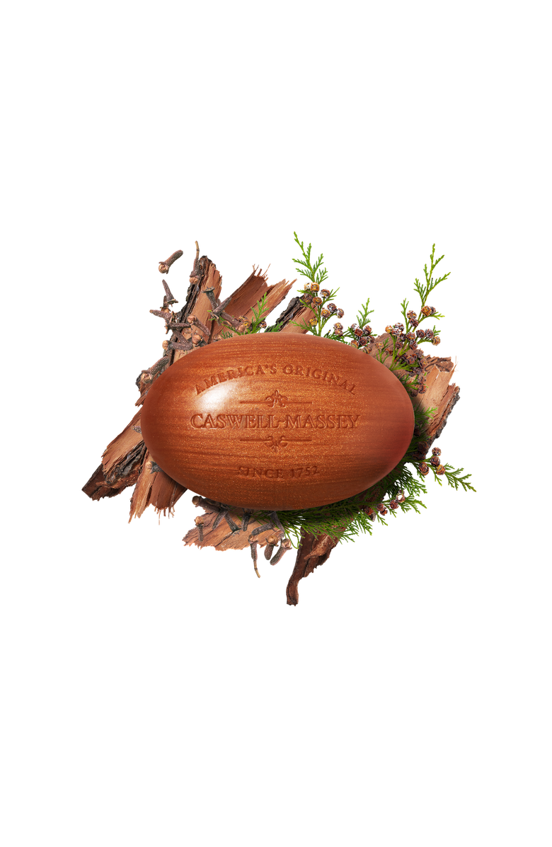 Caswell-Massey Woodgrain Sandalwood Bar Soap, Alternate, color, Single Soap